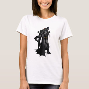 Batman Arkham City   Batman en Catwoman T-shirt