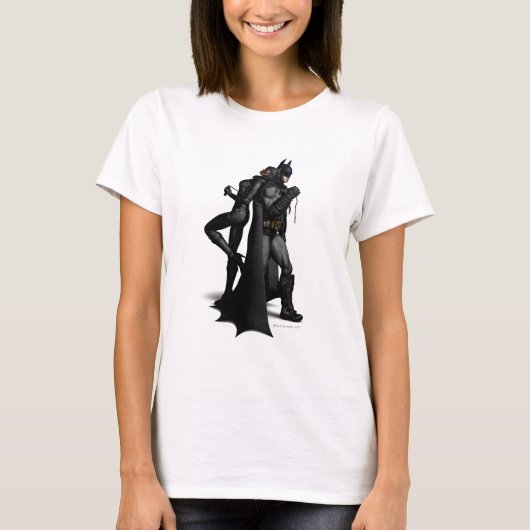 Batman Arkham City | Batman en Catwoman T-shirt (Voorkant)