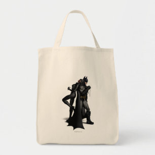 Batman Arkham City Batman en Catwoman Tote Bag