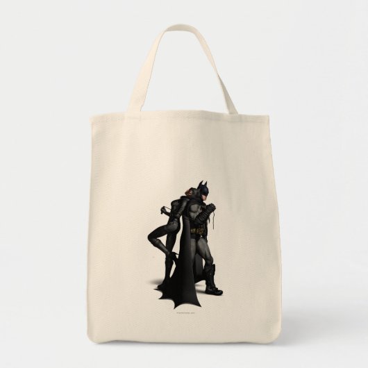 Batman Arkham City | Batman en Catwoman Tote Bag (Voorkant)