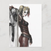 Batman Arkham City | Illustratie Harley Quinn Briefkaart (Voorkant)