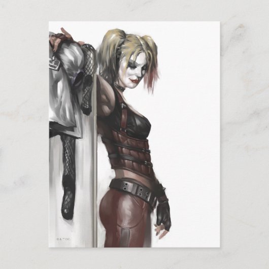 Batman Arkham City | Illustratie Harley Quinn Briefkaart (Voorkant)