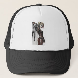 Batman Arkham City Illustratie Harley Quinn Trucker Pet