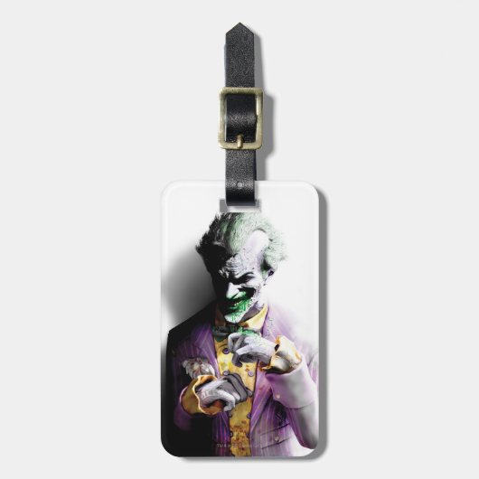 Batman Arkham City | Joker Bagagelabel (Voorkant verticaal)