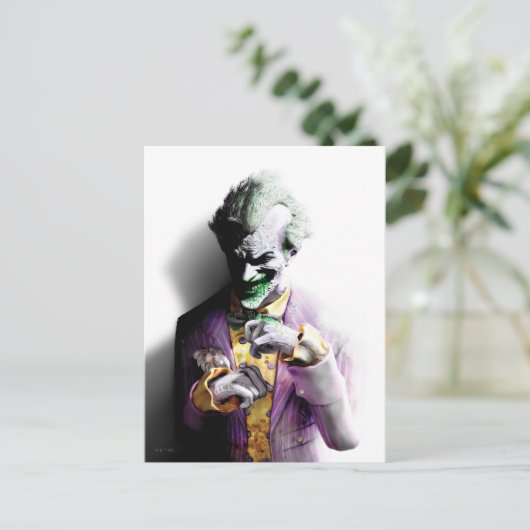 Batman Arkham City | Joker Briefkaart (Staand voorkant)