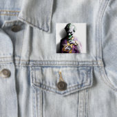 Batman Arkham City | Joker Vierkante Button 5,1 Cm (In situ)
