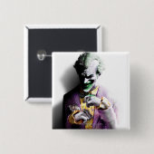 Batman Arkham City | Joker Vierkante Button 5,1 Cm (Voorkant /achterkant)