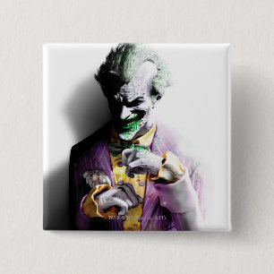 Batman Arkham City Joker Vierkante Button 5,1 Cm