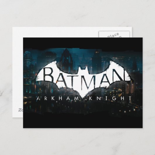Batman Arkham Knight Gotham Logo Briefkaart (Voorkant / Achterkant)