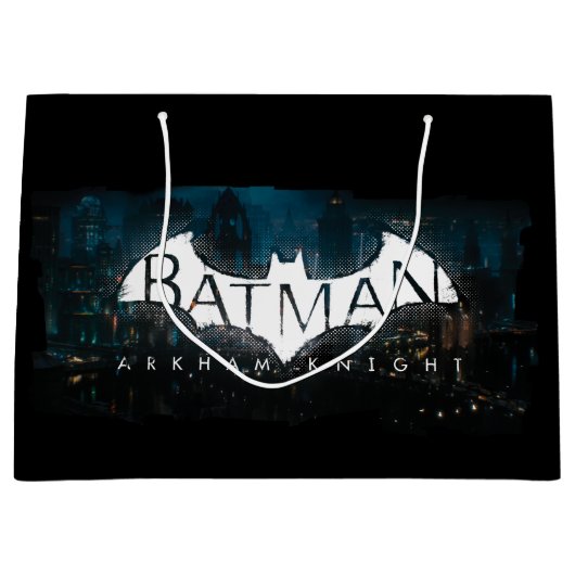 Batman Arkham Knight Gotham-logo Large Cadeautasje (Voorkant)