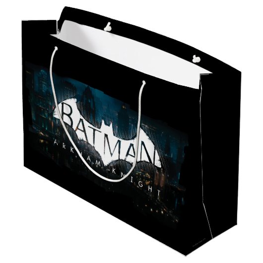 Batman Arkham Knight Gotham-logo Large Cadeautasje (Achterkant Gekanteld)