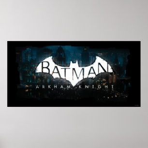 Batman Arkham Knight Gotham Logo Poster