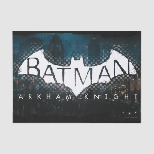 Batman Arkham Knight Gotham Logo Tissuepapier (Voorkant)