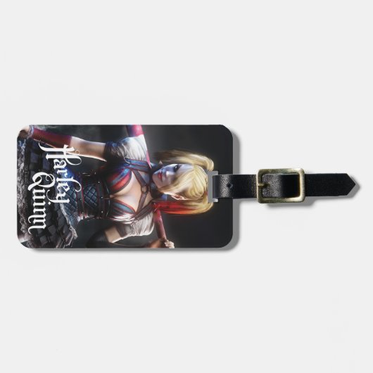 Batman Arkham Knight | Harley Quinn met Bat Bagagelabel (Voorkant horizontaal)