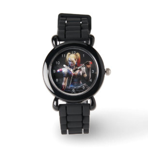 Batman Arkham Knight Harley Quinn met Bat Horloge