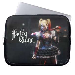 Batman Arkham Knight Harley Quinn met Bat Laptop Sleeve