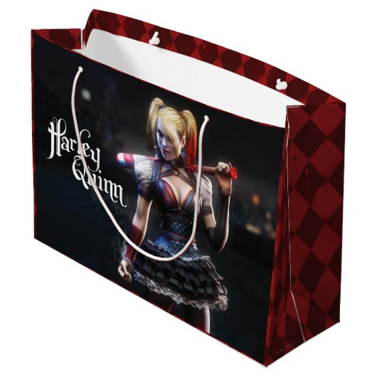 Batman Arkham Knight | Harley Quinn met Bat Large Cadeautasje (Achterkant Gekanteld)
