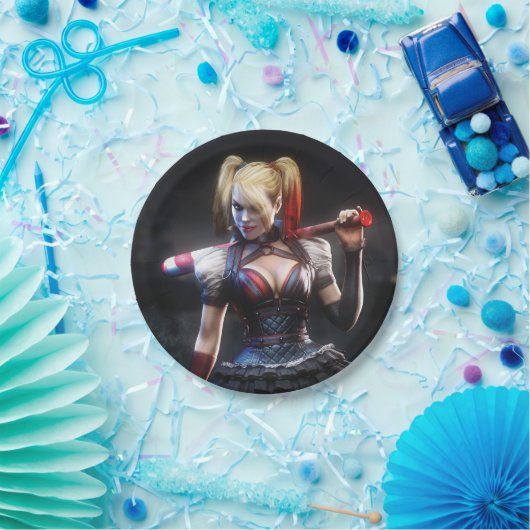 Batman Arkham Knight | Harley Quinn met Bat Papieren Bordje (Feest)