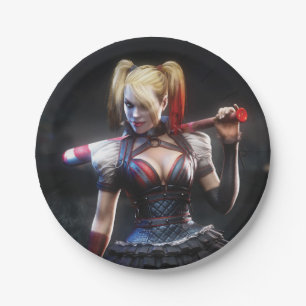 Batman Arkham Knight Harley Quinn met Bat Papieren Bordje