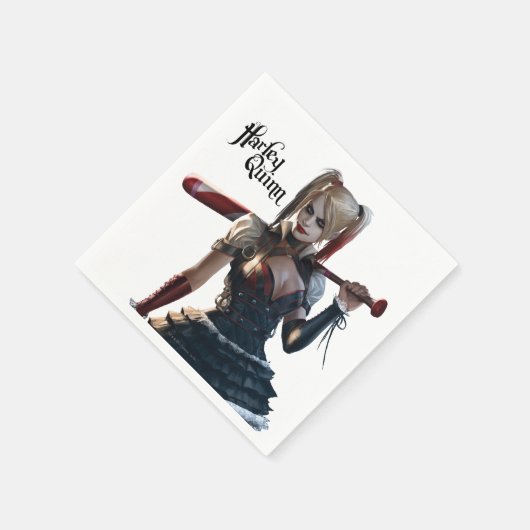 Batman Arkham Knight | Harley Quinn met Bat Servetten (Hoek)