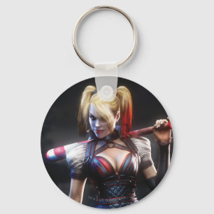 Batman Arkham Knight   Harley Quinn met Bat Sleutelhanger