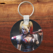 Batman Arkham Knight | Harley Quinn met Bat Sleutelhanger (Voorkant)