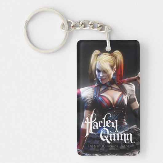 Batman Arkham Knight | Harley Quinn met Bat Sleutelhanger (Voorkant)