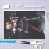 Batman Arkham Knight | Harley Quinn met Bat Tissuepapier (Craft)