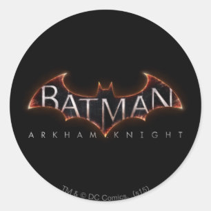 Batman Arkham Knight Logo Ronde Sticker