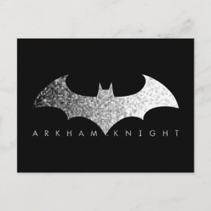 Batman Arkham Knight Pixel Logo Briefkaart