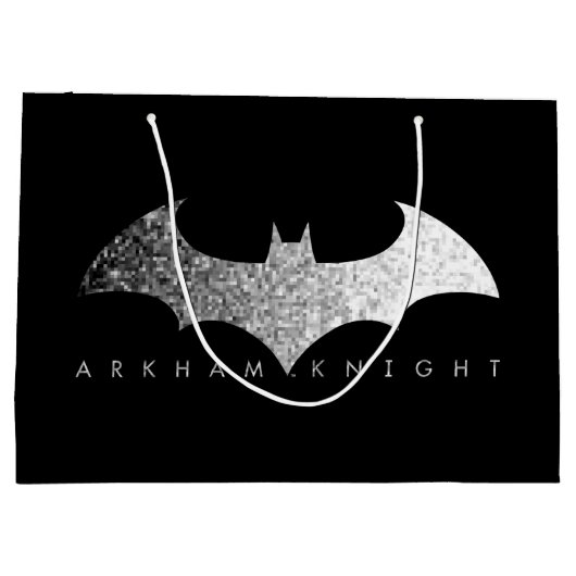 Batman Arkham Knight Pixel Logo Groot Cadeauzakje (Achterkant)