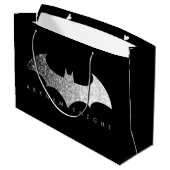 Batman Arkham Knight Pixel Logo Groot Cadeauzakje (Achterkant Gekanteld)