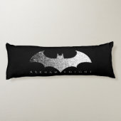 Batman Arkham Knight Pixel Logo Lichaamskussen (Achterkant)