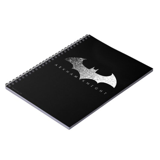 Batman Arkham Knight Pixel Logo Notitieboek (Linkerzijde)