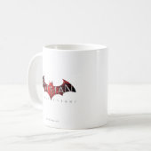 Batman Arkham Knight Red Logo Koffiemok (Voorkant links)