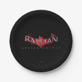 Batman Arkham Knight Red Logo Papieren Bordje (Voorkant)