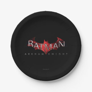 Batman Arkham Knight Red Logo Papieren Bordje