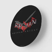 Batman Arkham Knight Red Logo Ronde Klok (Hoek)