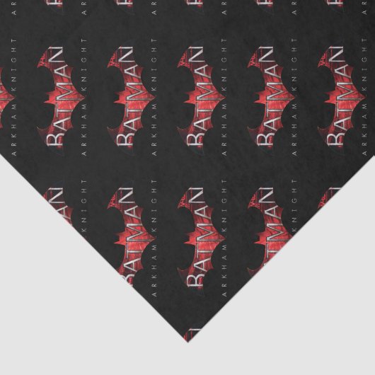 Batman Arkham Knight Red Logo Tissuepapier (Detail)