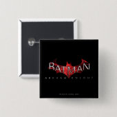 Batman Arkham Knight Red Logo Vierkante Button 5,1 Cm (Voorkant /achterkant)