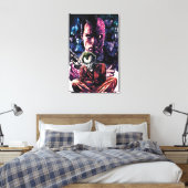 Batman - Arkham Unhinged #11 Hoesje Canvas Afdruk (Insitu (Slaapkamer))