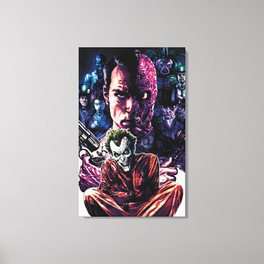 Batman - Arkham Unhinged #11 Hoesje Canvas Afdruk (Voorkant)