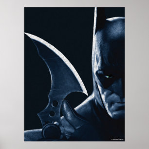 Batman: Asiel Arkham   Batman Closeup Poster