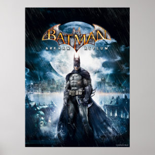 Batman: Asiel Arkham   Kunst voor Hoesje van games Poster