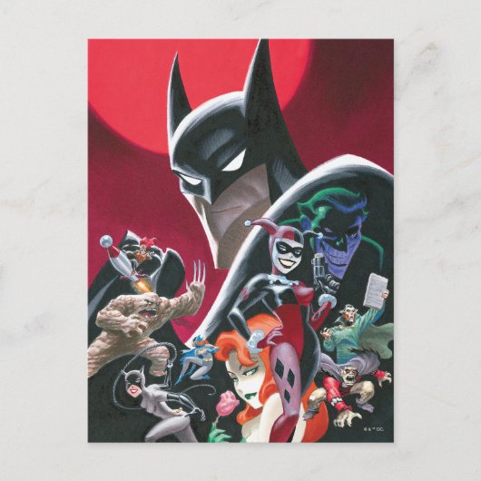 Batman Avonturen Gevaarlijke Dames & Demonen Briefkaart (Voorkant)