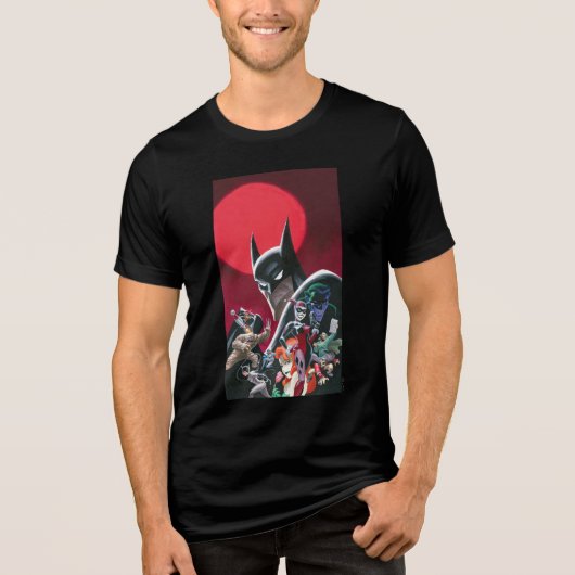 Batman Avonturen Gevaarlijke Dames & Demonen Tri-Blend Shirt (Voorkant)