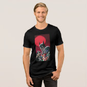 Batman Avonturen Gevaarlijke Dames & Demonen Tri-Blend Shirt (Voorkant volledig)