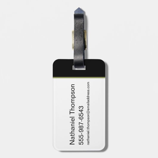 Batman Bane Bat Swarm Illustration Bagagelabel (Achterkant verticaal)