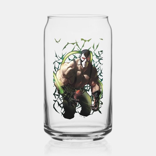 Batman Bane Bat Swarm Illustration Blikvorm Glas (Voorkant)