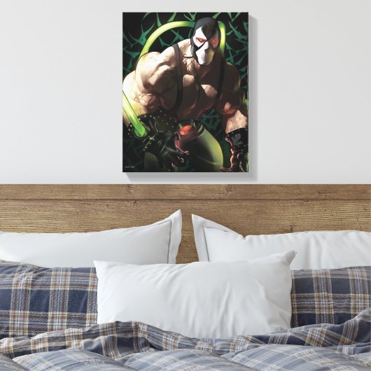 Batman Bane Bat Swarm Illustration Canvas Afdruk (Insitu (Slaapkamer))